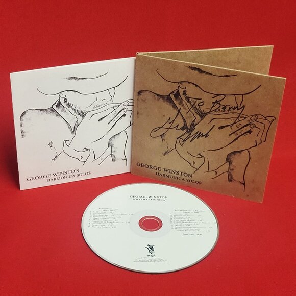 George Winston Harmonica Solos CD 2005 Signed - Picture 6 of 7